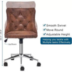 Chaise Karl Home | Chaise de bureau à roulettes pour maquillage