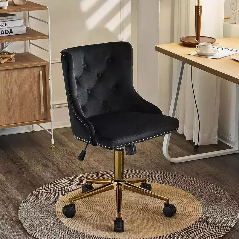 Chaise Karl Home | Chaise de bureau à roulettes pour maquillage
