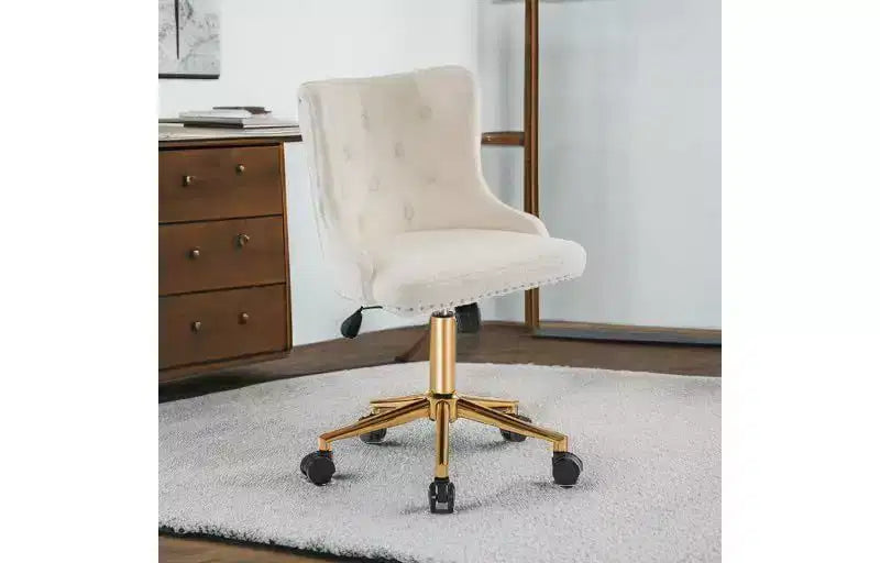 Chaise Karl Home | Chaise de bureau à roulettes pour maquillage