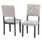 Ensemble de salle à manger 6 places avec banc, table rectangulaire et 4 chaises rembourrées pour la cuisine