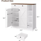 Meuble à Chaussures Acekool - Organiseur Moderne avec Portes, Étagères Réglables pour Entrée, Peut Contenir 18 à 24 Paires, Naturel