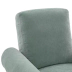 Fauteuil inclinable manuel pivotant Christopher Knight Home Dravok moderne en chenille avec dossier réglable