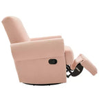 Fauteuil inclinable manuel pivotant Christopher Knight Home Dravok moderne en chenille avec dossier réglable