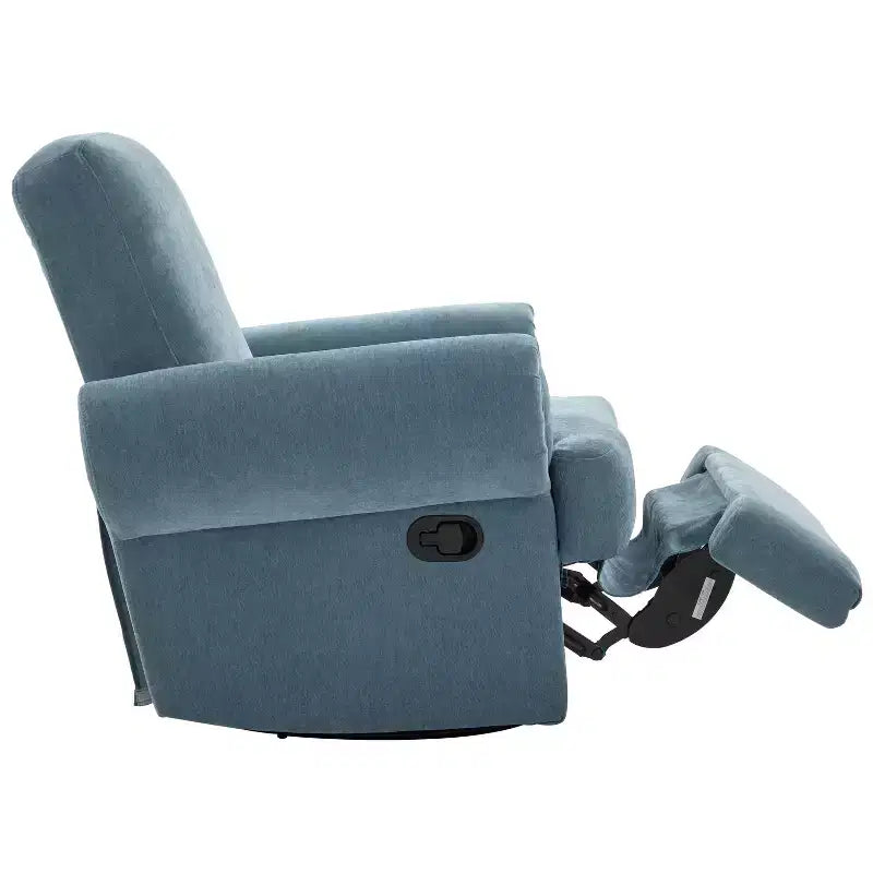 Fauteuil inclinable manuel pivotant Christopher Knight Home Dravok moderne en chenille avec dossier réglable