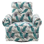 Fauteuil inclinable manuel pivotant Christopher Knight Home Dravok moderne en chenille avec dossier réglable