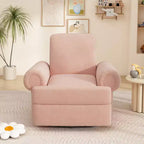 Fauteuil inclinable manuel pivotant Christopher Knight Home Dravok moderne en chenille avec dossier réglable
