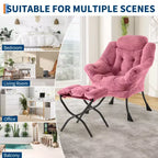 Fauteuil relax avec repose-pieds, Fauteuil de salon moderne, Fauteuil canapé de loisir, Fauteuil de lecture avec poche latérale pour salon, chambre, dortoir et bureau
