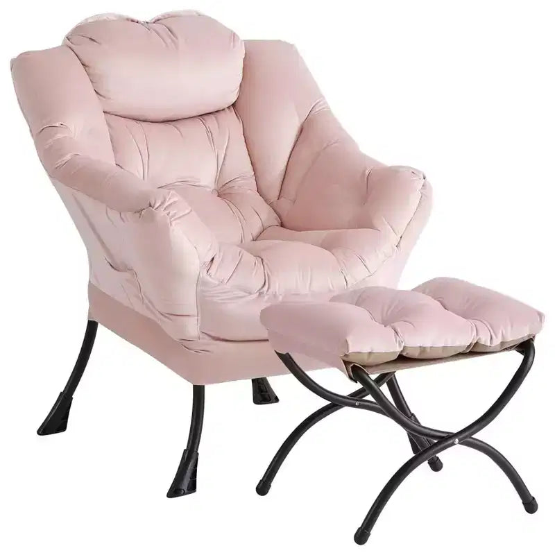 Fauteuil relax avec repose-pieds, Fauteuil de salon moderne, Fauteuil canapé de loisir, Fauteuil de lecture avec poche latérale pour salon, chambre, dortoir et bureau