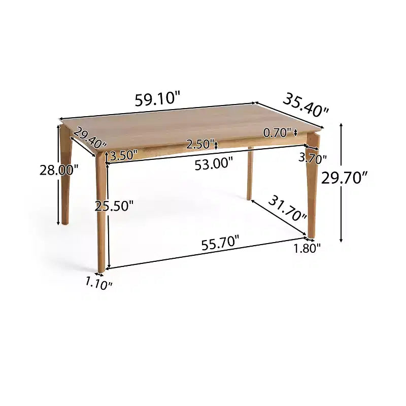 Christopher Knight Home Morrick Ensemble de 5 chaises de salle à manger pivotantes rembourrées de style moderne du milieu du siècle avec table en bois d'hévéa