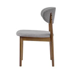 Ensemble de salle à manger capitonné en bois d'hévéa, 5 pièces, style milieu de siècle, Christopher Knight Home Volgrun