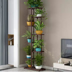 Support pour plantes à 8 niveaux, pour intérieur, étagère à plantes en métal pour patio, jardin, chambre à coucher, coin salon, balcon