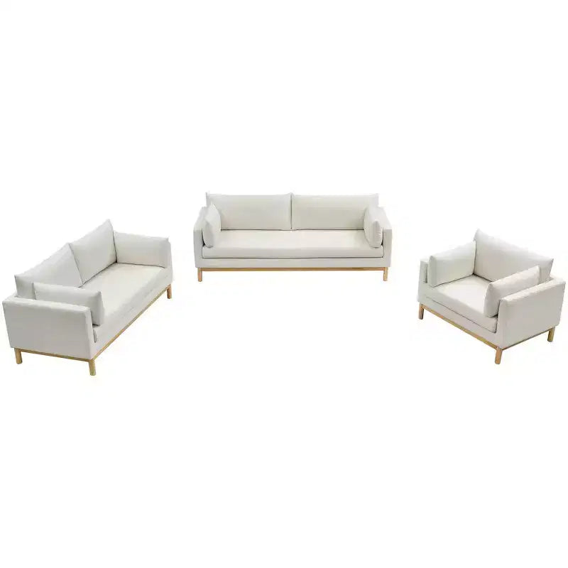 Meridian Furniture, chaise en tissu texturé Langham Linen