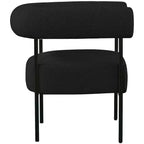 Meridian Furniture, fauteuil d'appoint Blake en tissu bouclette
