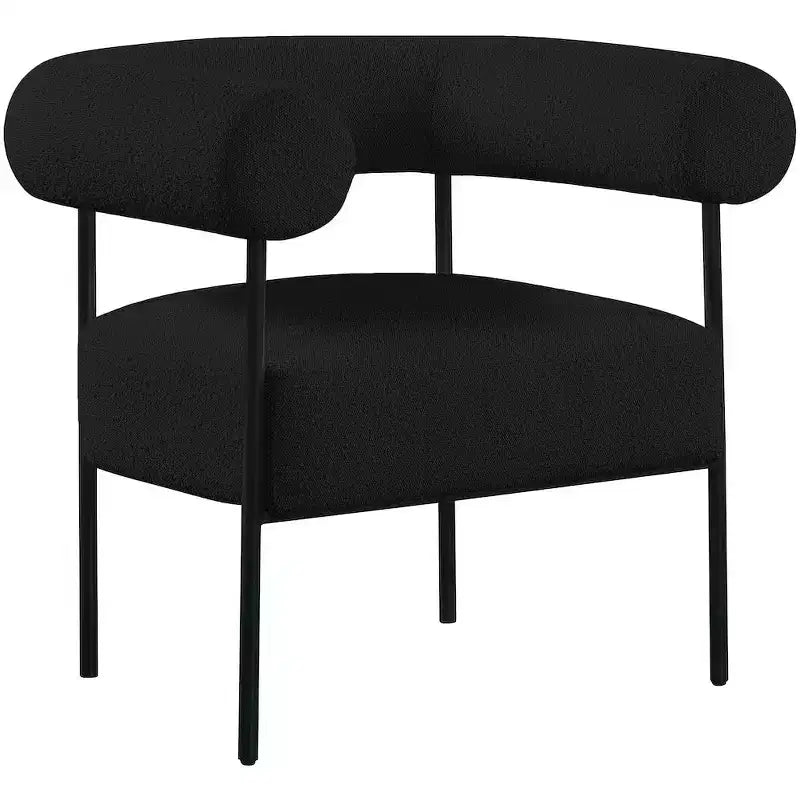 Meridian Furniture,Blake Boucle Fabric Accent Chair