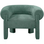 Meridian Furniture, fauteuil d'appoint en tissu polyester Stefano