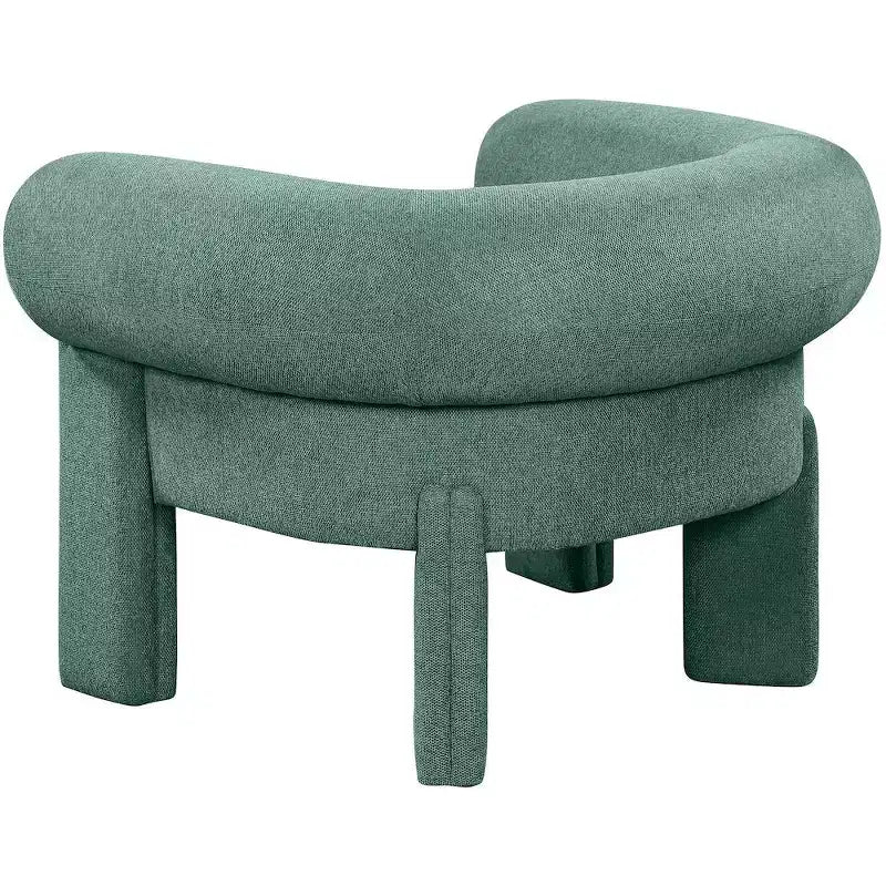 Meridian Furniture, fauteuil d'appoint en tissu polyester Stefano