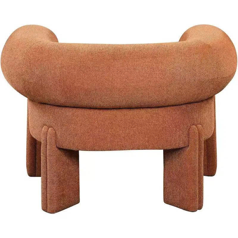 Meridian Furniture, fauteuil d'appoint en tissu polyester Stefano