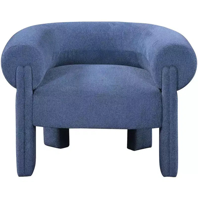 Meridian Furniture, fauteuil d'appoint en tissu polyester Stefano