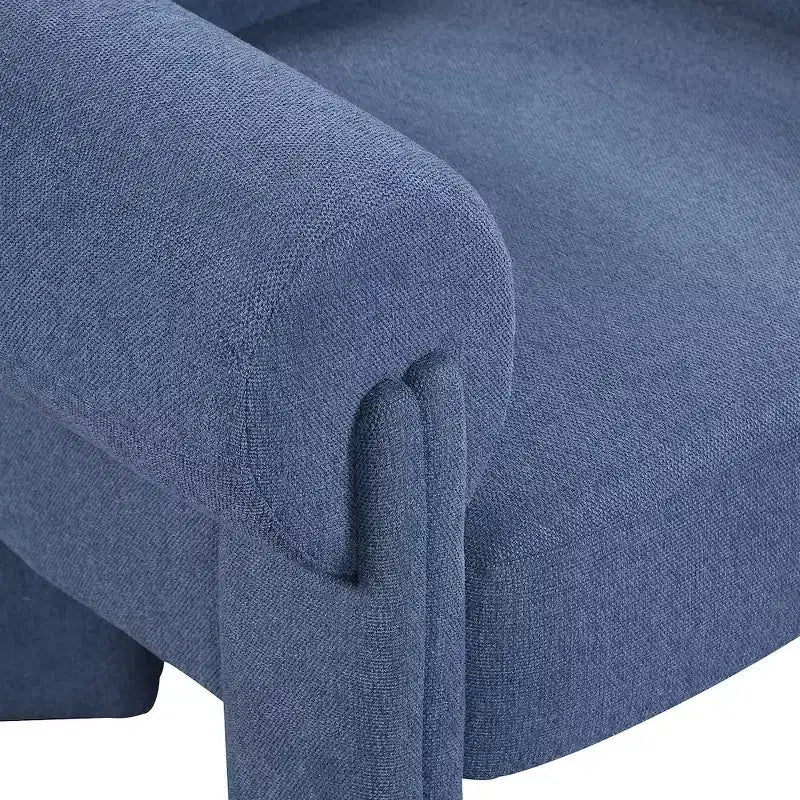 Meridian Furniture, fauteuil d'appoint en tissu polyester Stefano