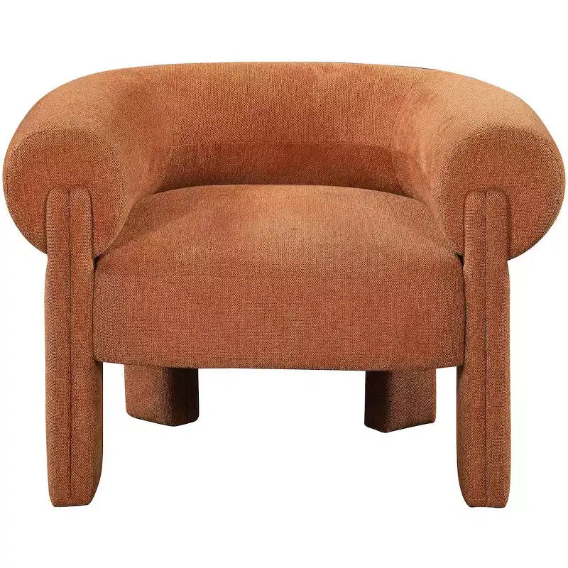 Meridian Furniture, fauteuil d'appoint en tissu polyester Stefano