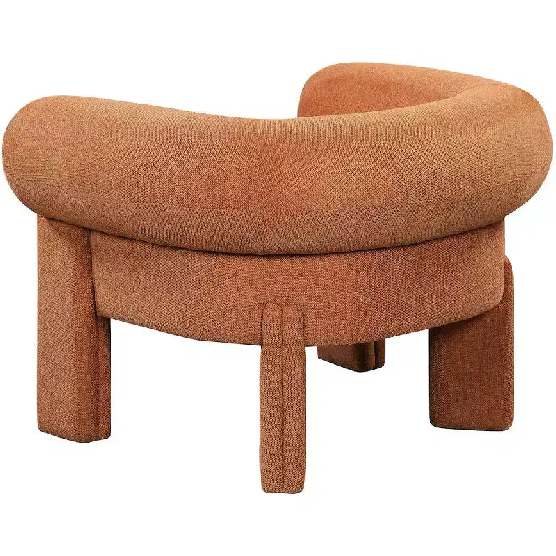 Meridian Furniture, fauteuil d'appoint en tissu polyester Stefano