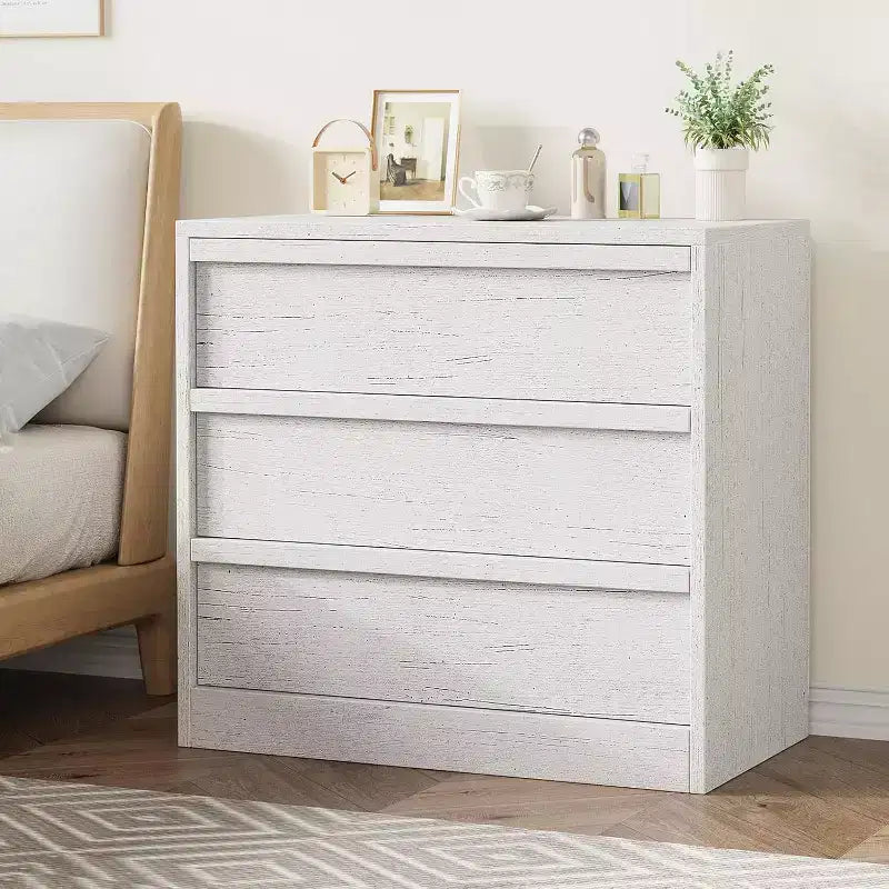 Drawer Dresser, Nightstand Chest of Drawers with Large Storage, Modern Dresser Organizer Bedside Table for Bedroom Living Room Nursery Entryway
