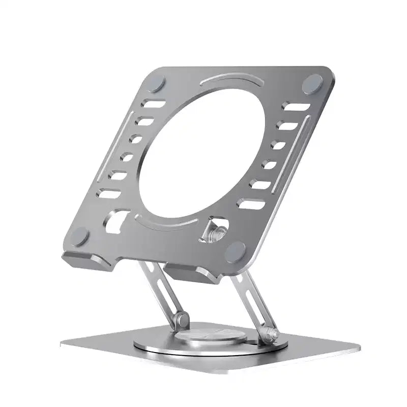 Support d'ordinateur portable pivotant Uncaged Ergonomics, rehausseur d'ordinateur portable réglable pour bureau permettant de surélever, d'incliner, de faire pivoter et de refroidir les ordinateurs portables Support d'ordinateur portable ergonomique