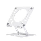 Support d'ordinateur portable pivotant Uncaged Ergonomics, rehausseur d'ordinateur portable réglable pour bureau permettant de surélever, d'incliner, de faire pivoter et de refroidir les ordinateurs portables Support d'ordinateur portable ergonomique