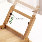 Bureau d'ordinateur portable, bureau d'appoint avec pieds, table pour ordinateur portable réglable et portable en bambou, table de lit pour manger 17-23cm