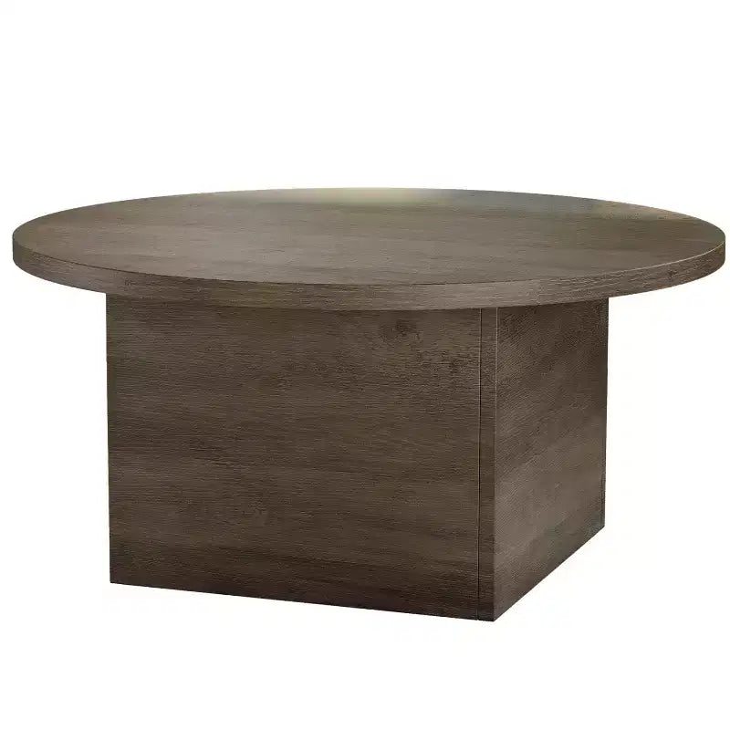 MUUEGM Table basse de ferme, table en bois rustique de 35,5 avec cadre robuste et plateau étanche pour salon