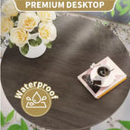 MUUEGM Table basse de ferme, table en bois rustique de 35,5 avec cadre robuste et plateau étanche pour salon