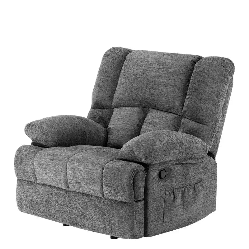 Fauteuil inclinable à bascule surdimensionné MAYEERTY Limestone pour salon