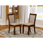 HomeStock Chaises de salle à manger de style sud-ouest, lot de 2