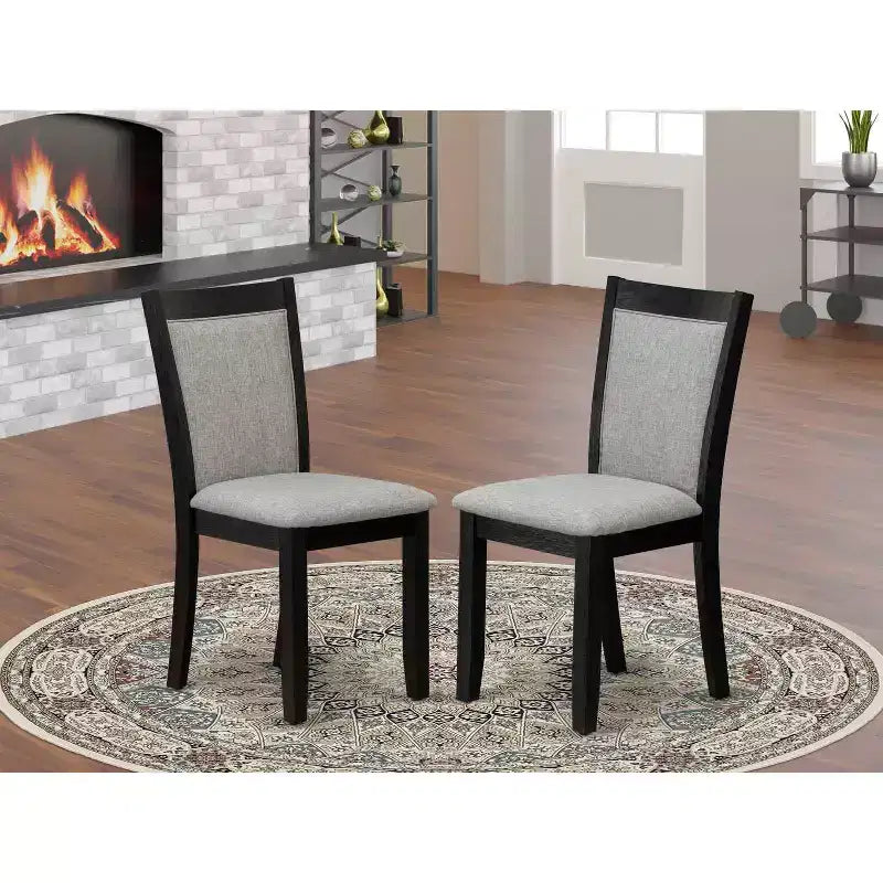 HomeStock Chaises de salle à manger de style sud-ouest, lot de 2