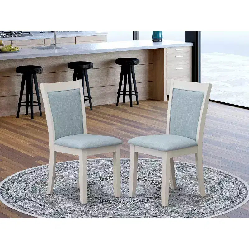 HomeStock Chaises de salle à manger de style sud-ouest, lot de 2