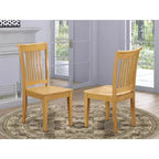 Chaise de salle à manger HomeStock Naturally Nice à lattes - Assise en bois