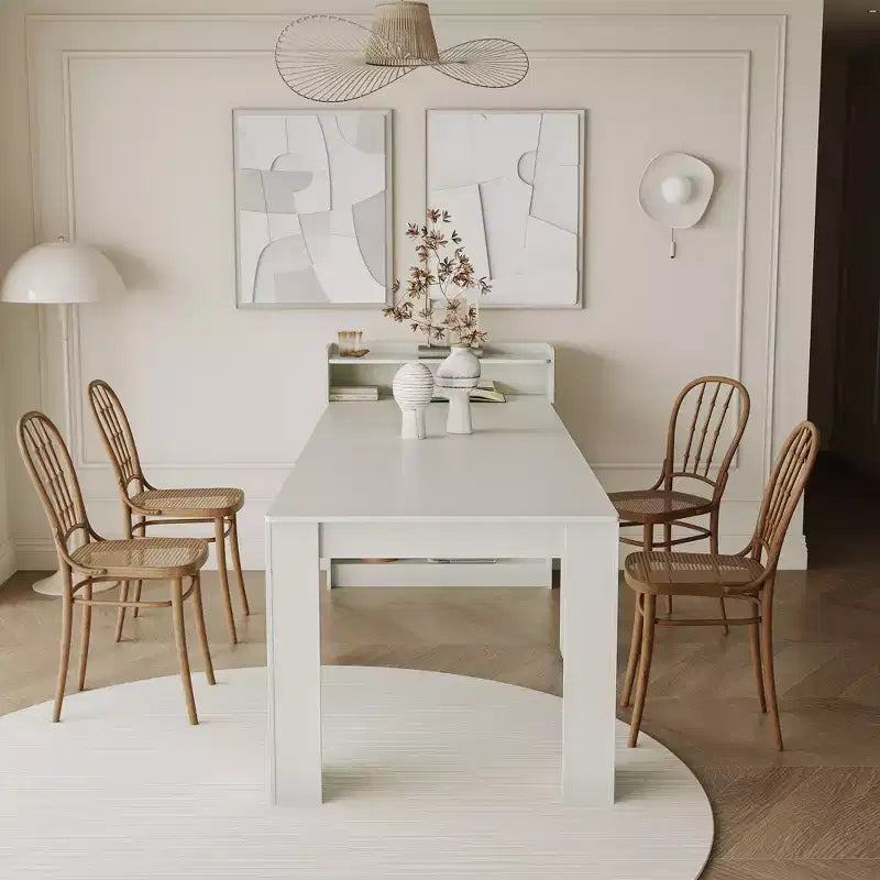 Table à manger extensible moderne Torin GDFStudio avec rangement