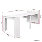 Table à manger extensible moderne Torin GDFStudio avec rangement