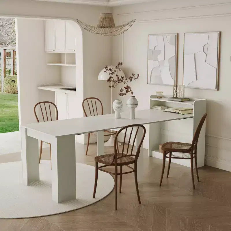 Table à manger extensible moderne Torin GDFStudio avec rangement