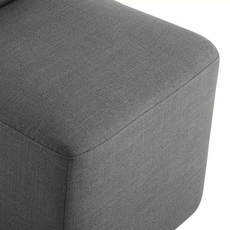 Chaises de salle à manger roulantes rembourrées Spruce&Spring avec roulettes, lot de 2