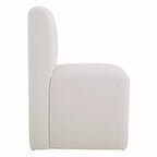 Chaises de salle à manger roulantes rembourrées Spruce&Spring avec roulettes, lot de 2