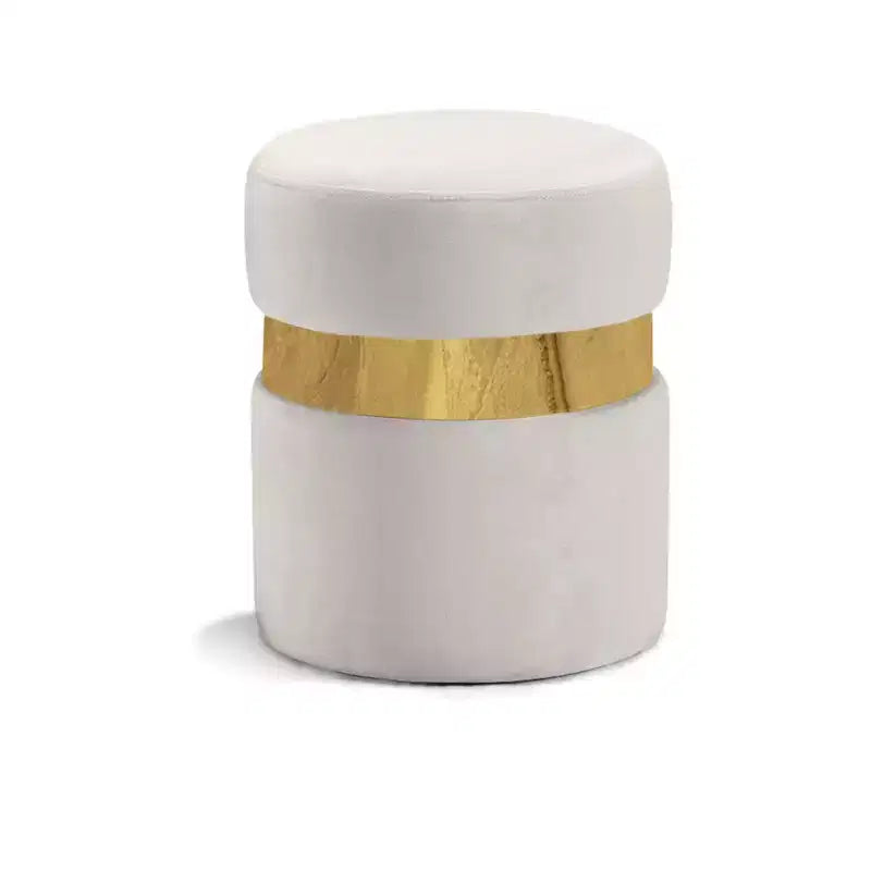 Meridian Furniture, Pouf/Tabouret en velours Hailey