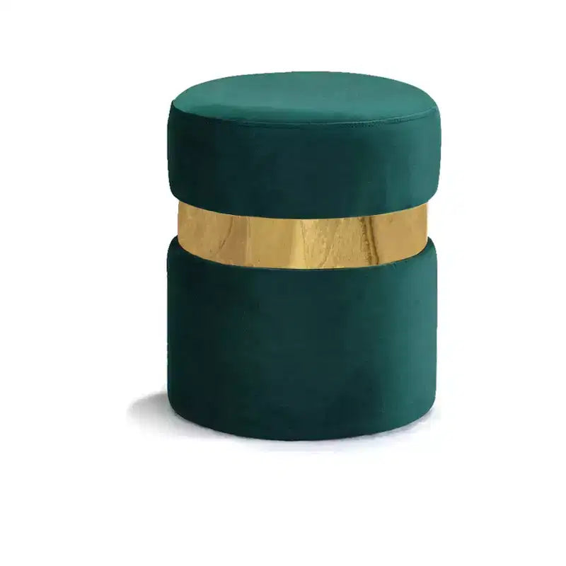 Meridian Furniture, Pouf/Tabouret en velours Hailey