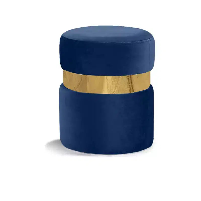 Meridian Furniture, Pouf/Tabouret en velours Hailey