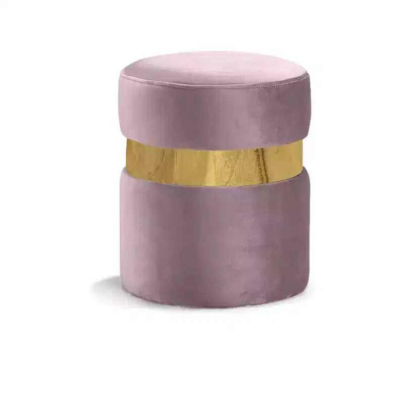 Meridian Furniture, Pouf/Tabouret en velours Hailey