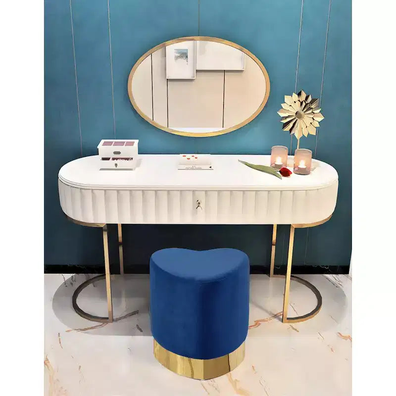 Meridian Furniture, Pouf/Tabouret en velours Heart