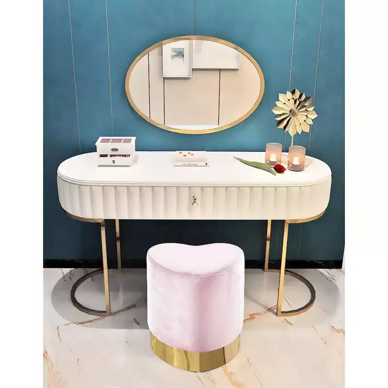 Meridian Furniture, Pouf/Tabouret en velours Heart