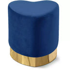 Meridian Furniture, Pouf/Tabouret en velours Heart
