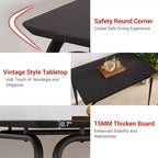 Table de salle à manger pour 4, petit ensemble table et chaises pour 4, ensemble dinette carré avec 4 chaises, ensembles de 5 pièces pour cuisine et salle à manger pour petit espace, appartement