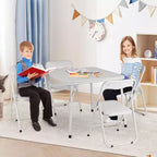 Ensemble table et chaises Acekool pour enfants – Pliable, sièges rembourrés pour jouer et manger